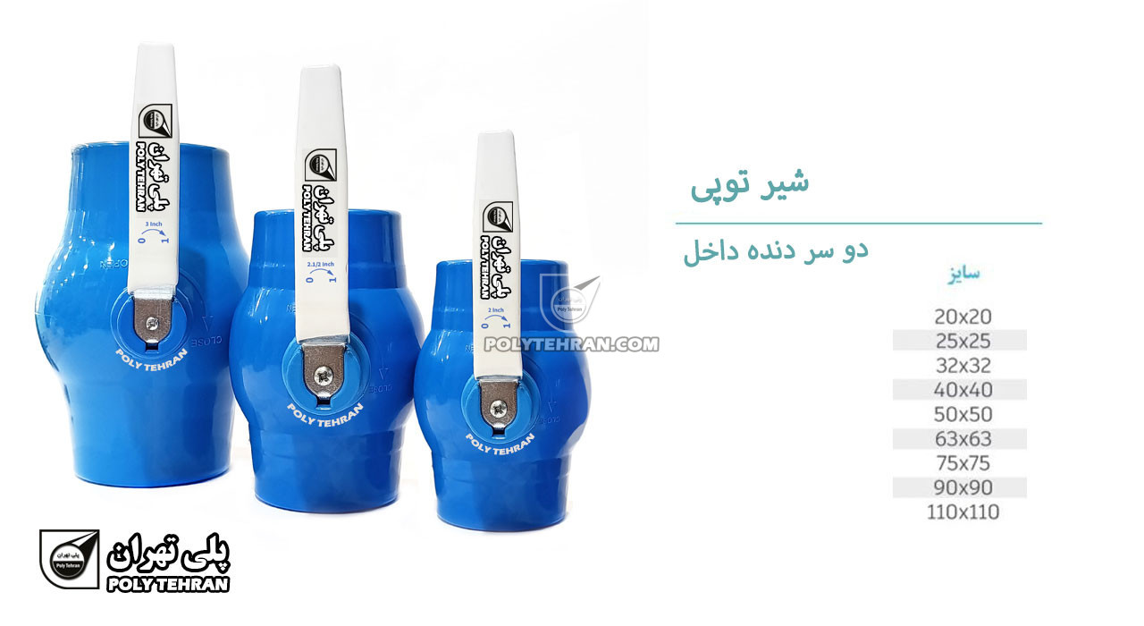 تصویر و توضیحات شیر توپی دو سر دنده داخل