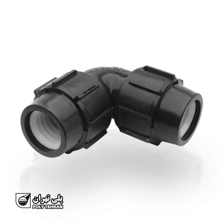 زانو پلی اتیلن پیچی
