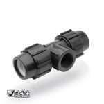 سه راه ماده پلی اتیلن پیچی