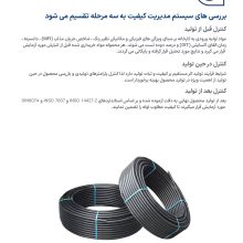 مواد اولیه و کنترل کیفیت لوله های پلی اتیلن